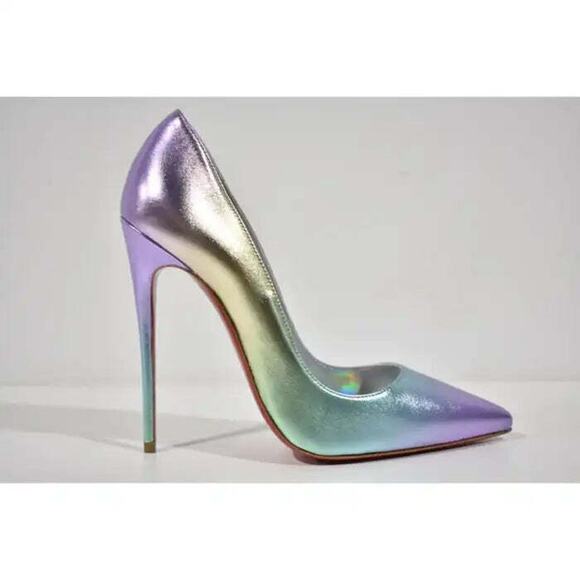 Christian Louboutin So Kate 120 Licorne Multicolor Stiletto Heel Pump 38.5 - Picture 2 of 12